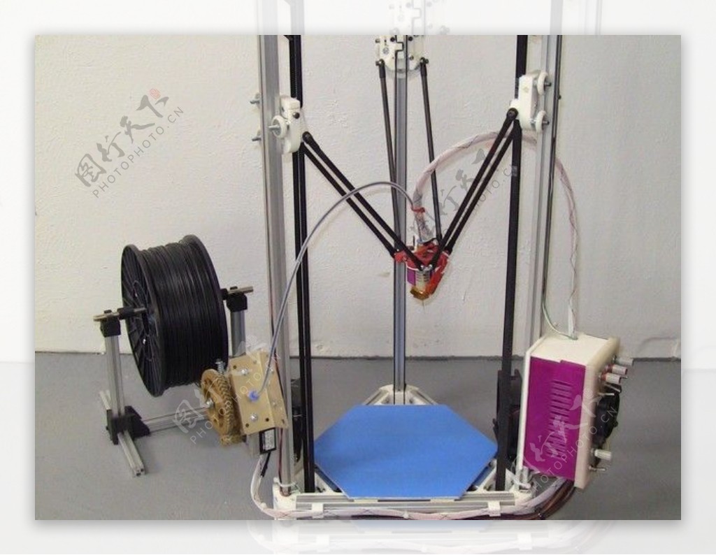 完整的科塞尔迷你3D打印机配件