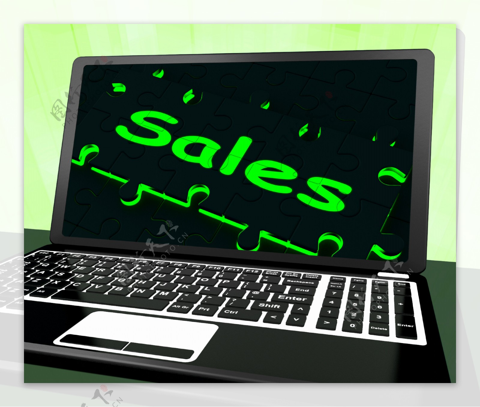 笔记本电脑展示促销销售