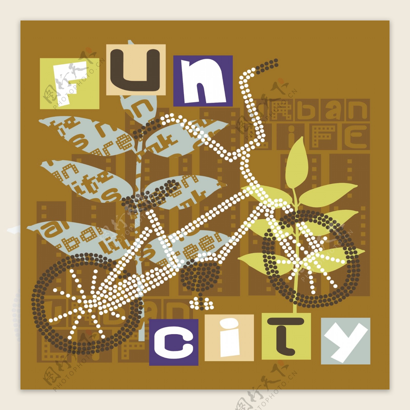 印花矢量图男童T恤图案自行车单车免费素材