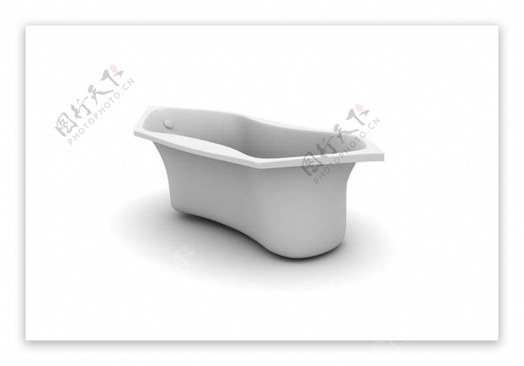 浴盆浴盆模型图片