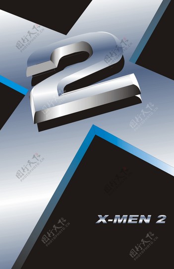 XMen3logo设计欣赏XMen3好莱坞电影LOGO下载标志设计欣赏
