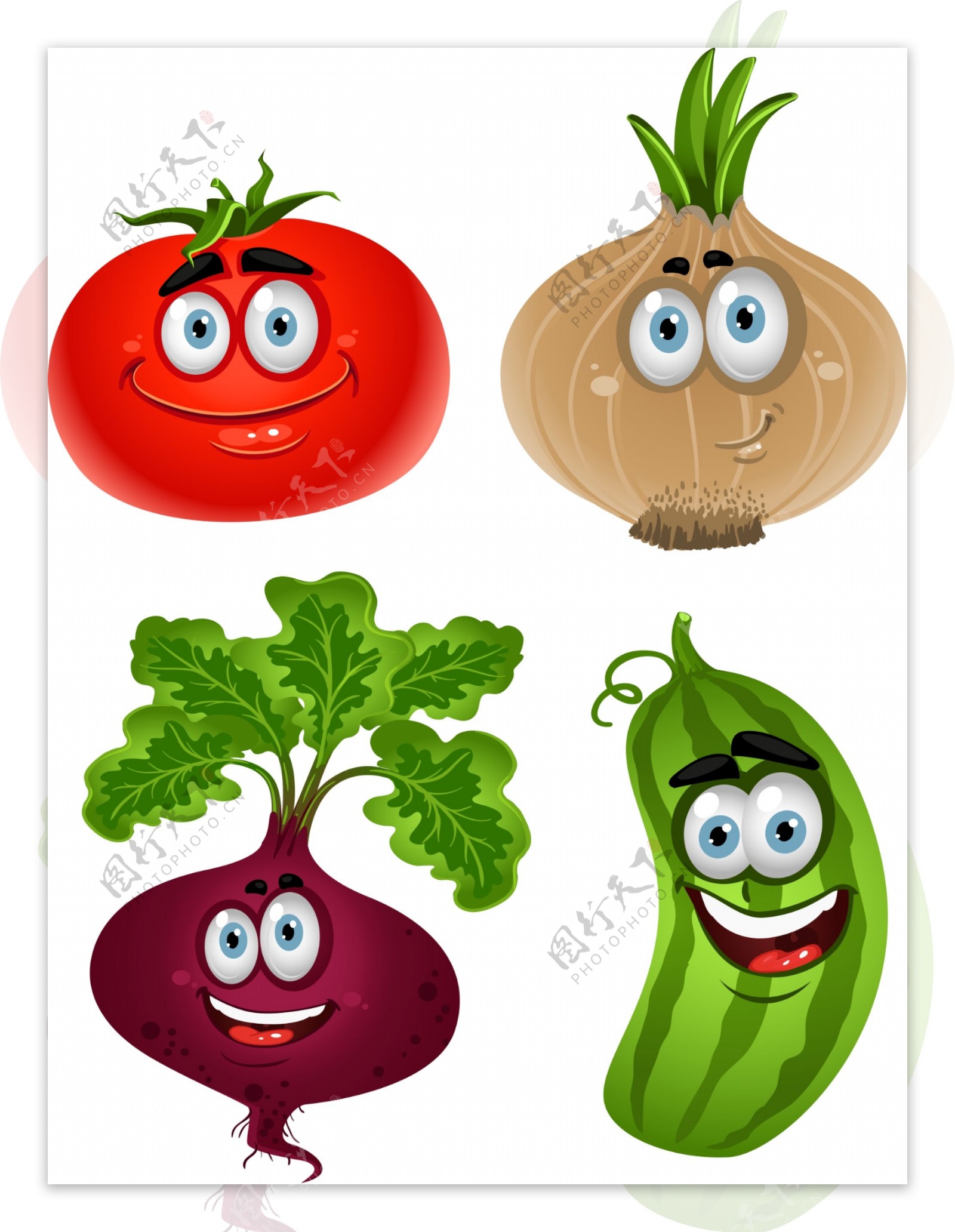 蔬菜表情图片