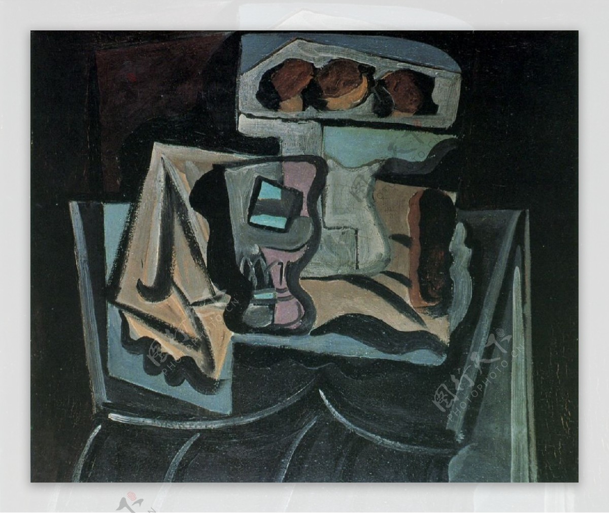 1919Naturemorte1西班牙画家巴勃罗毕加索抽象油画人物人体油画装饰画