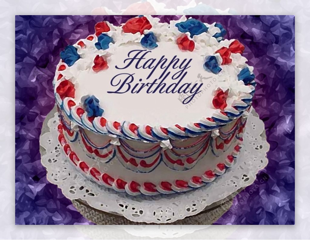 生日快乐蛋糕PPT模板