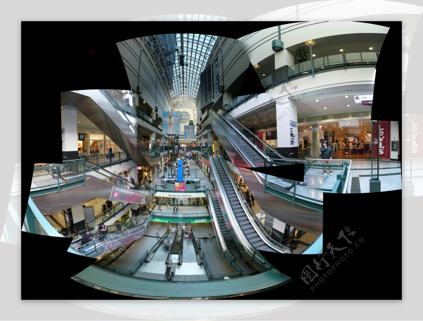 蒙特利尔伊顿购物中心内景图片