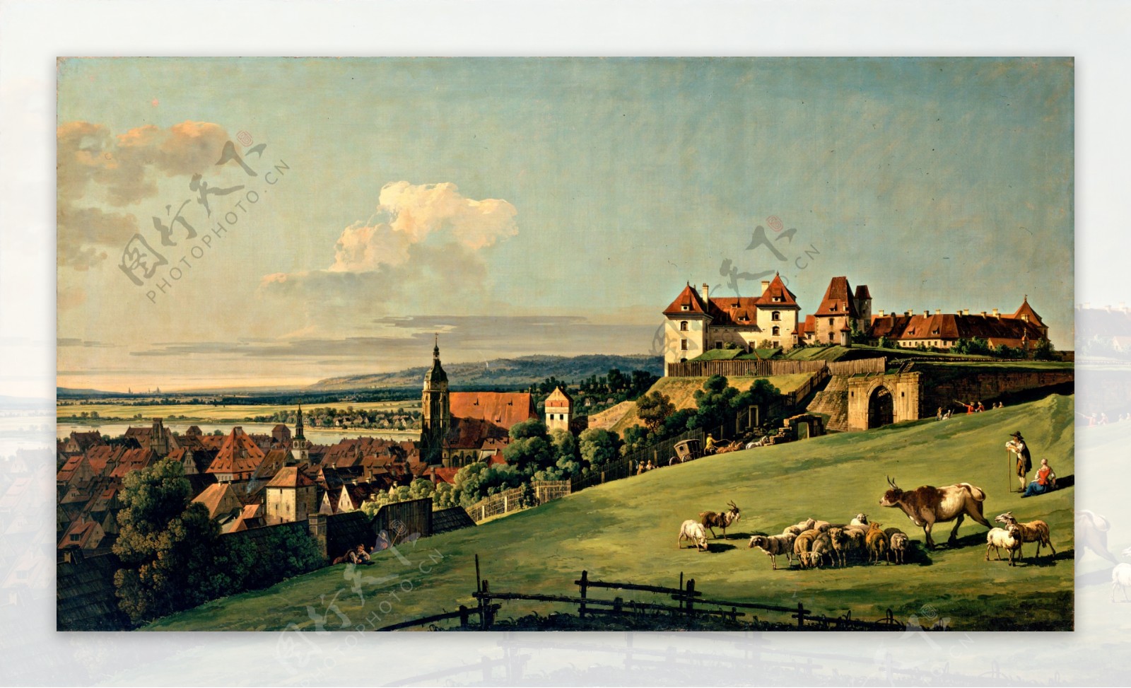 贝尔纳多城堡油画图片