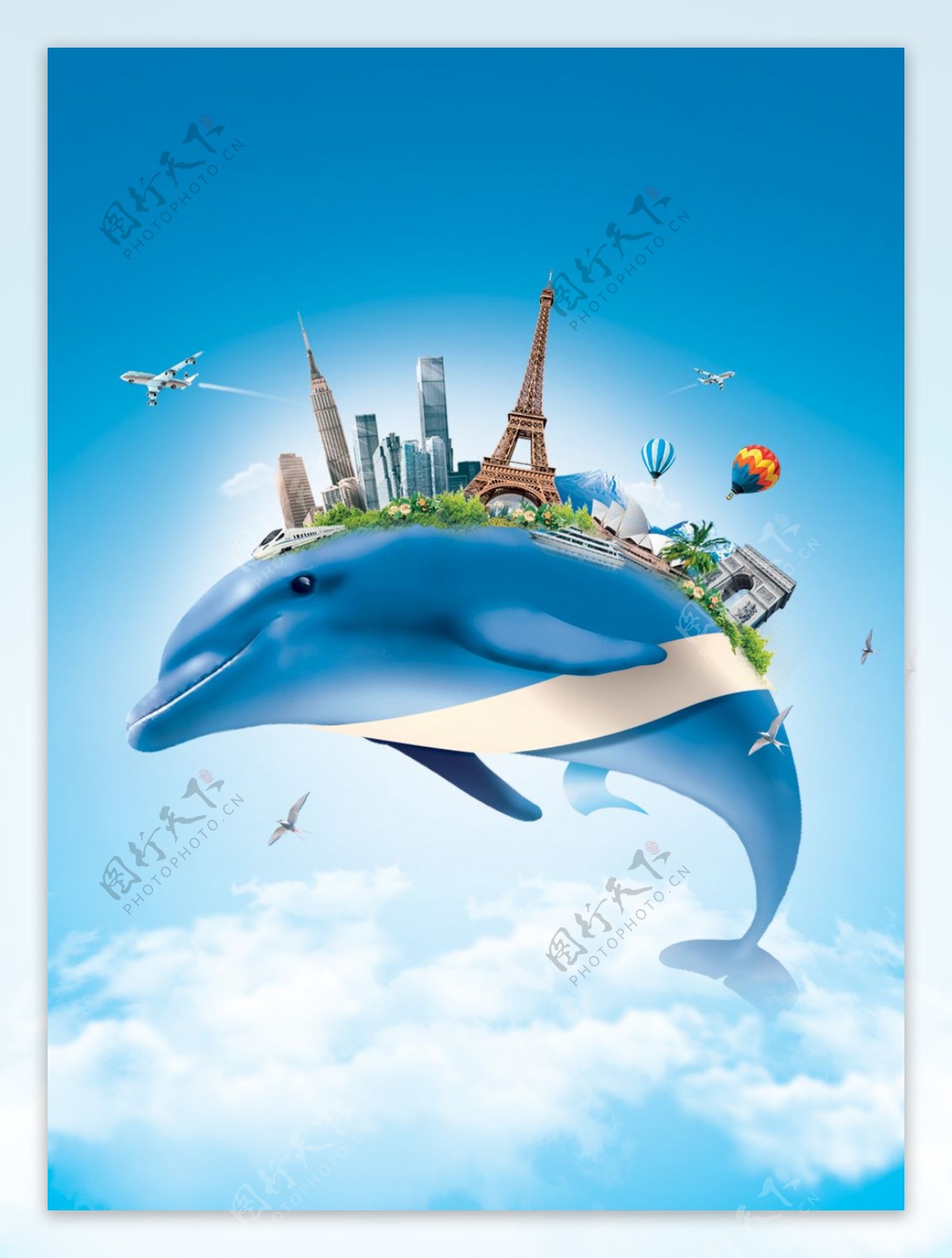 海豚游世界