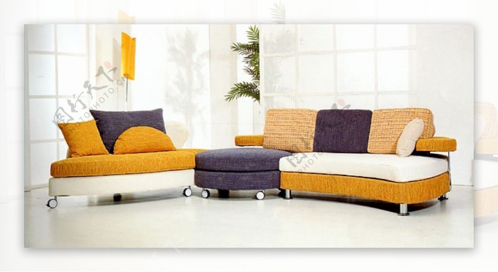 45款现代时尚3D沙发模型带材质免费下载21