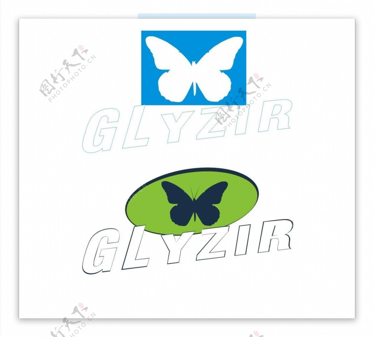 蝴蝶logo设计图片