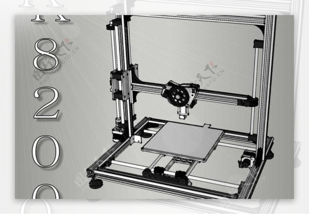 k82003drag打印机的完整模型