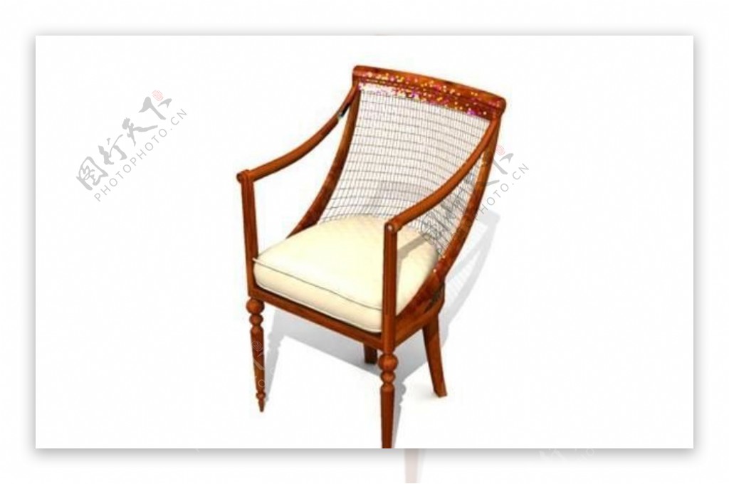 欧式家具椅子0083D模型