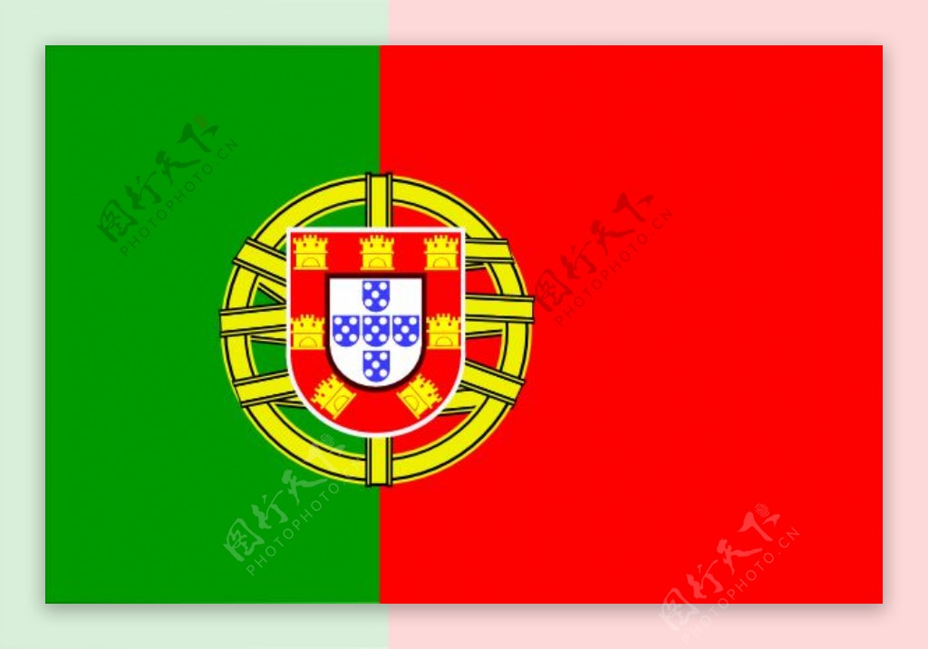 葡萄牙的剪贴画国旗