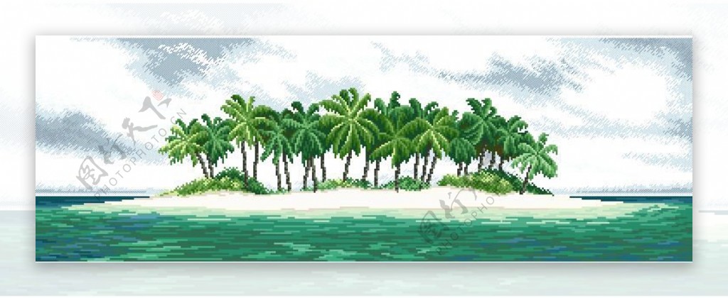 海岛椰风图片