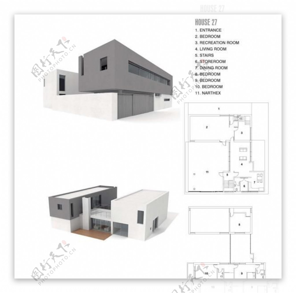 现代建筑3d模型28图片