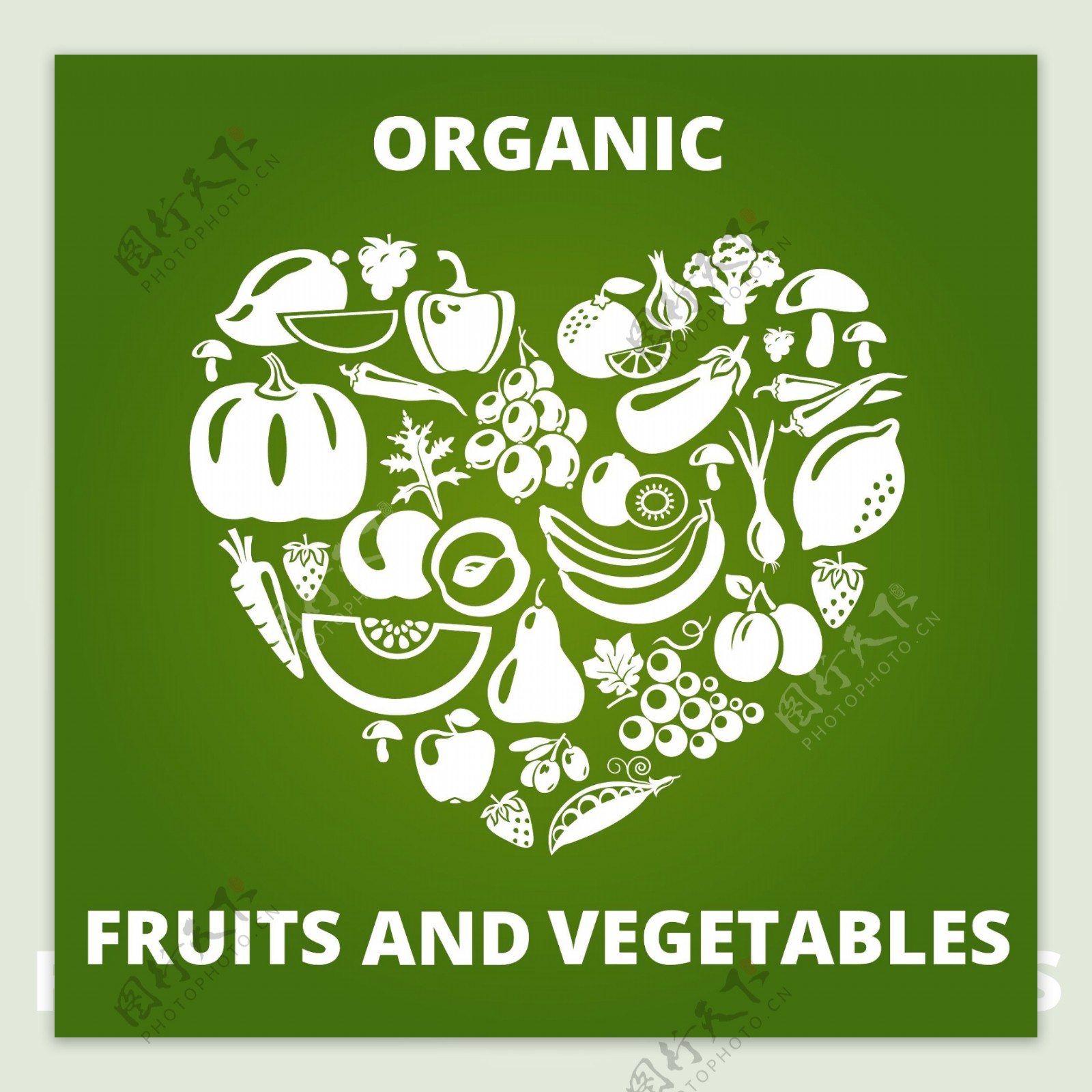 水果蔬菜标签图片