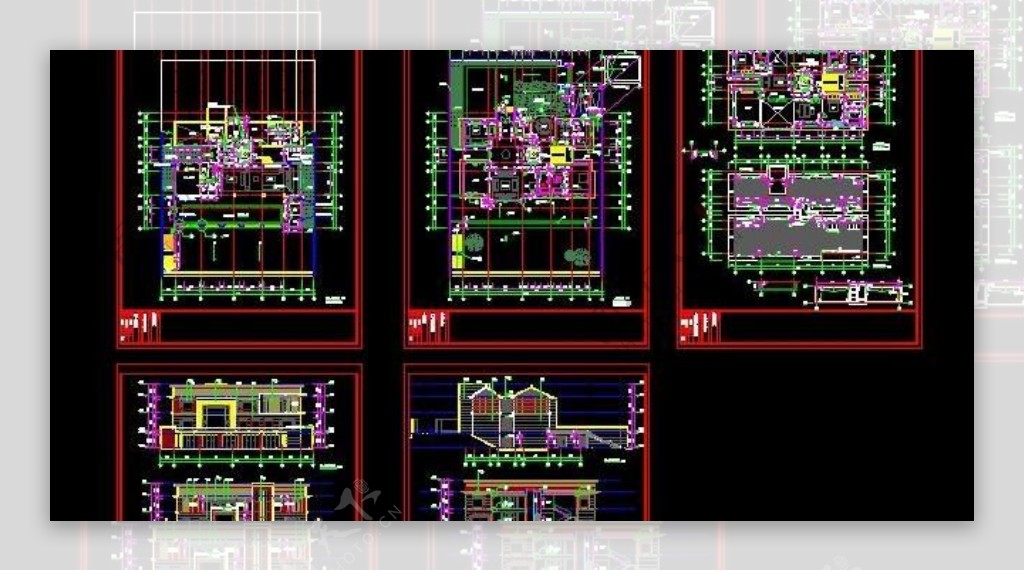 二层带地下室别墅施工图nbspnbsp37x28