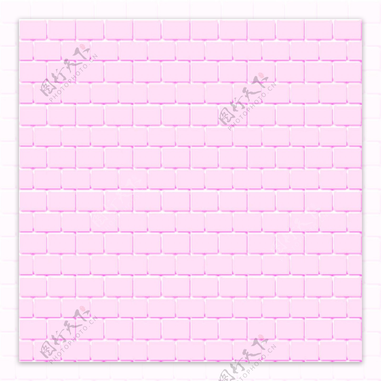 粉色砖形背景