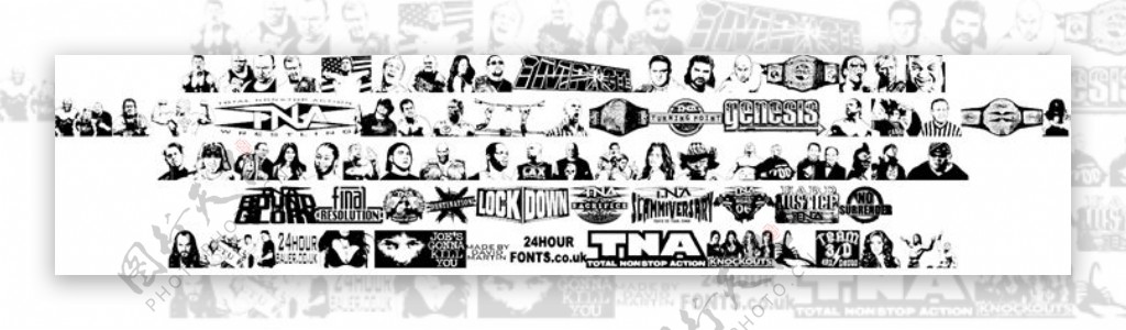 TNA锁定字体