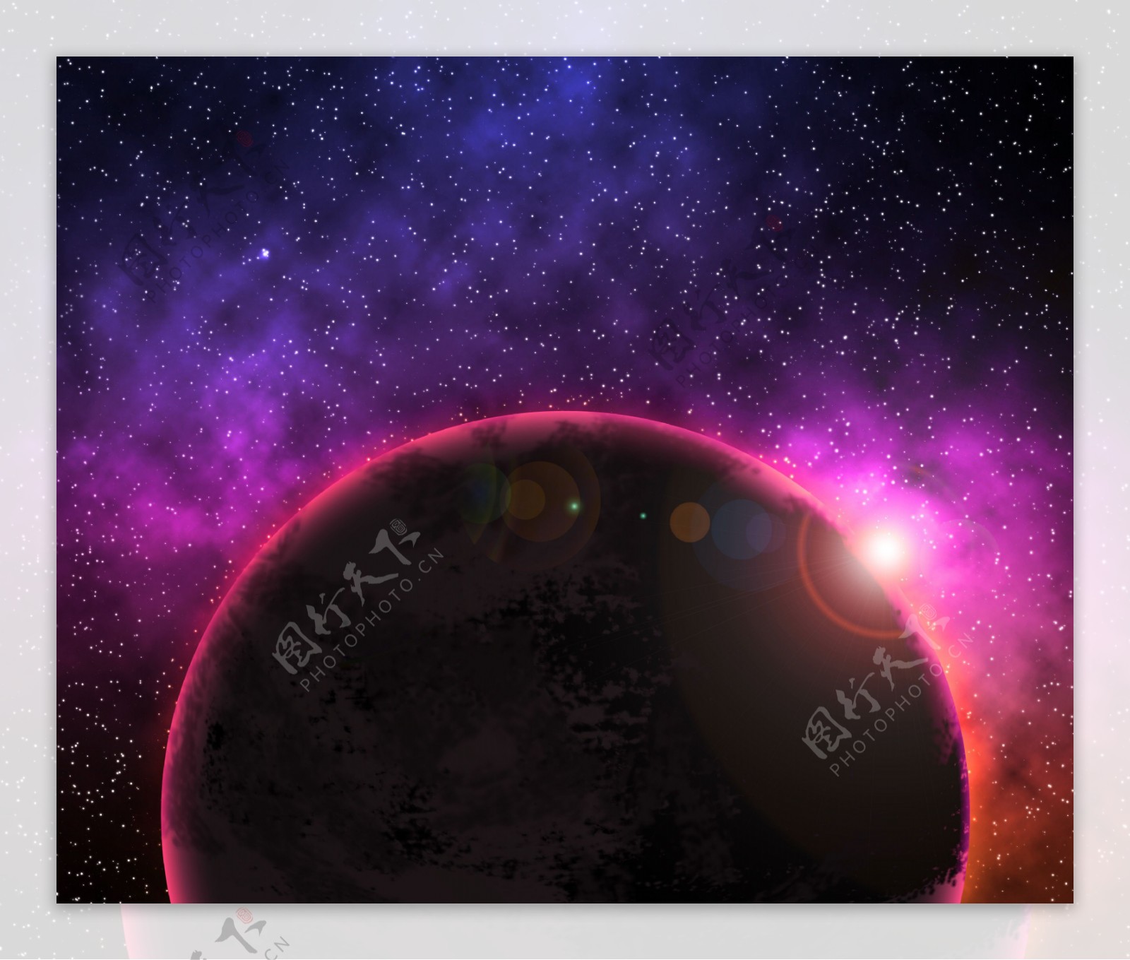 紫外星球的背景