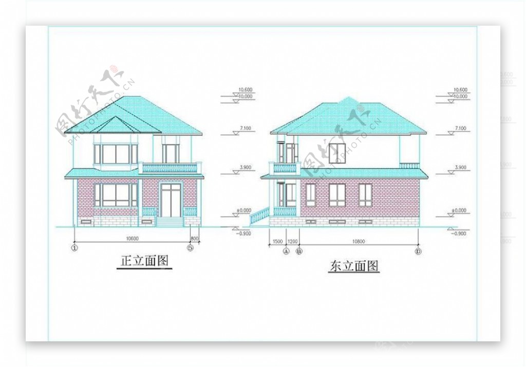 别墅住宅CAD图