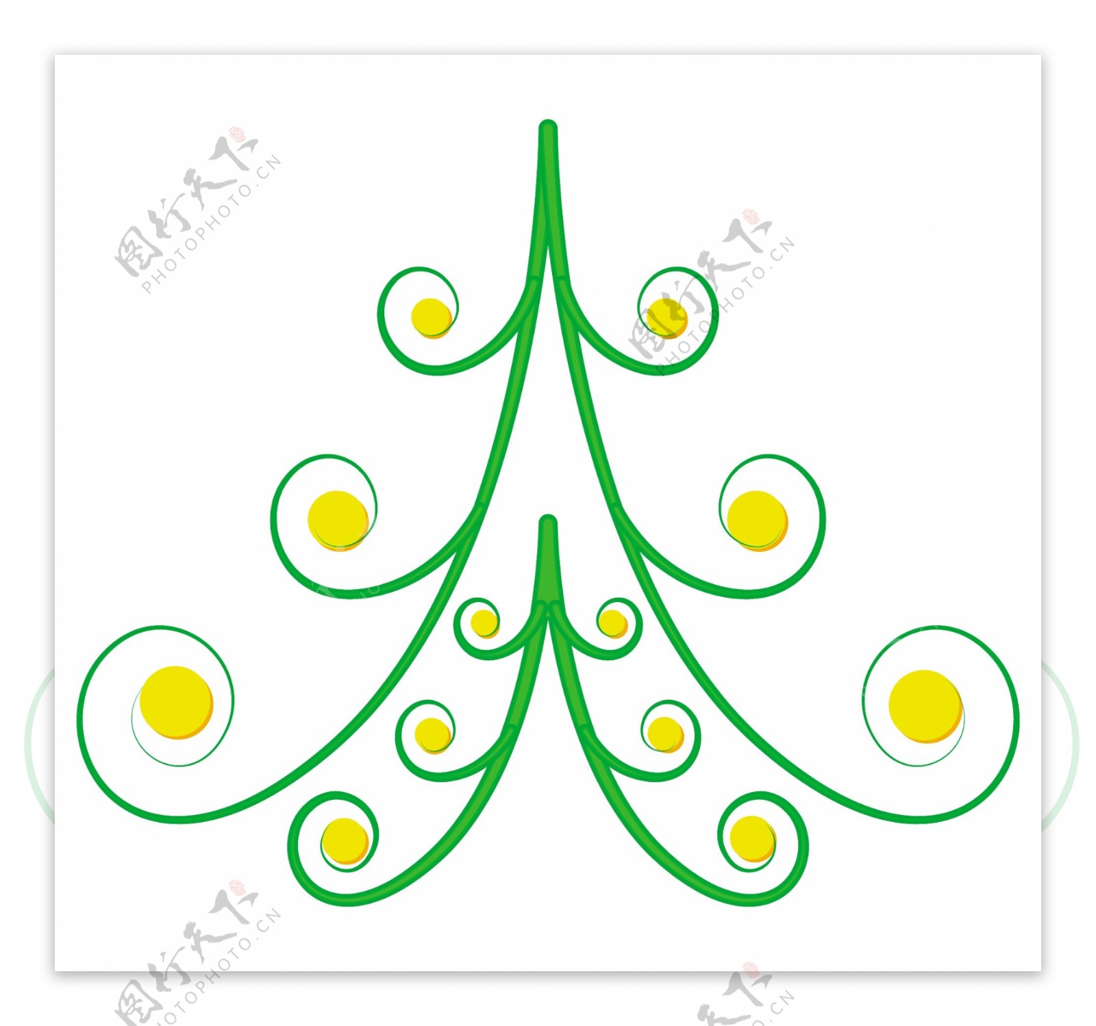 螺旋状圣诞树设计