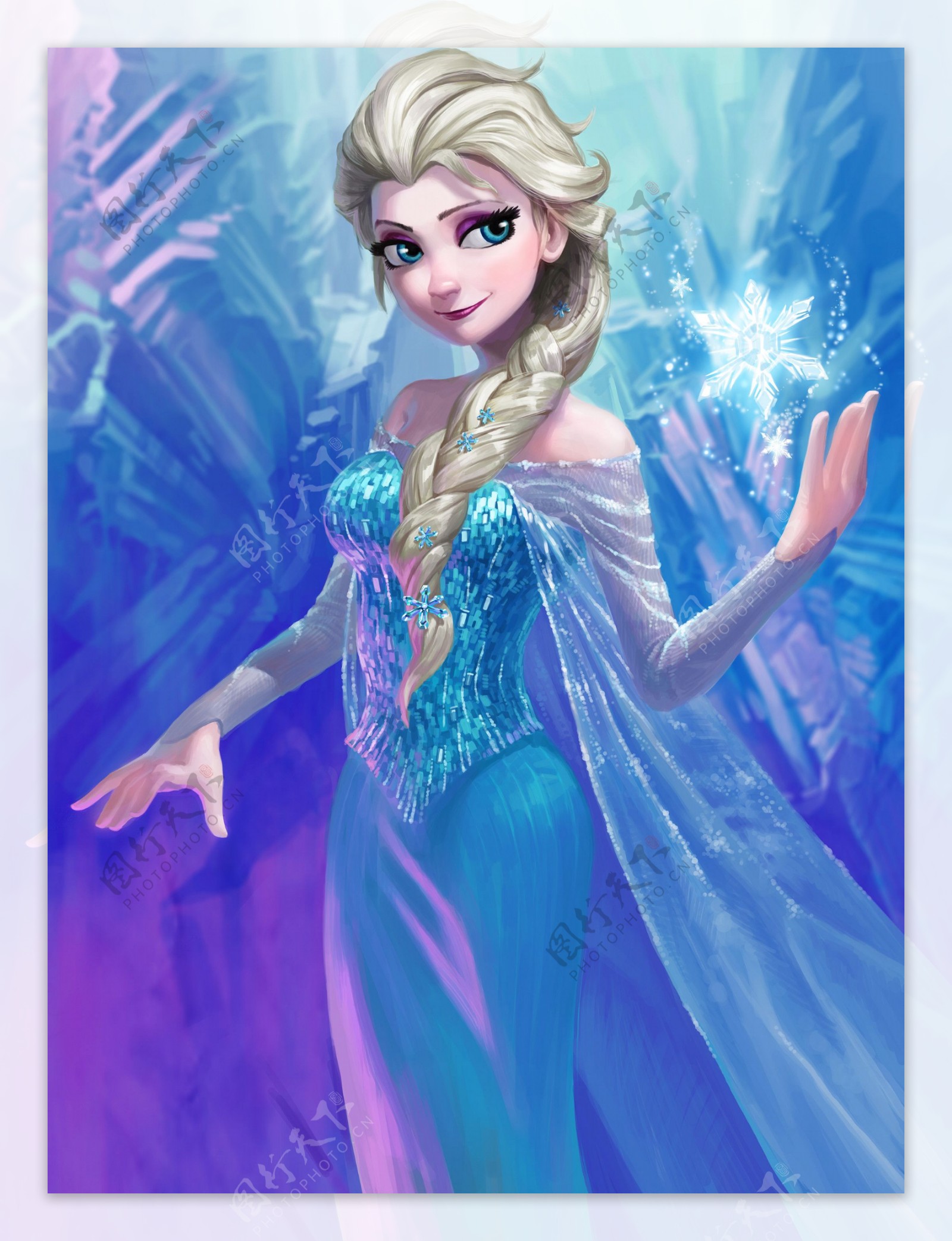 Princess Elsa, Cartoon, Frozen (movie), Fan art Wallpapers HD / Desktop ...