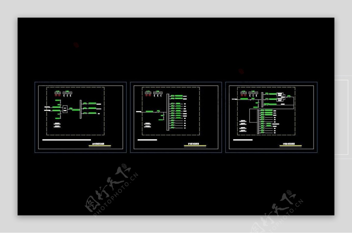机房ATS配电系统图图片