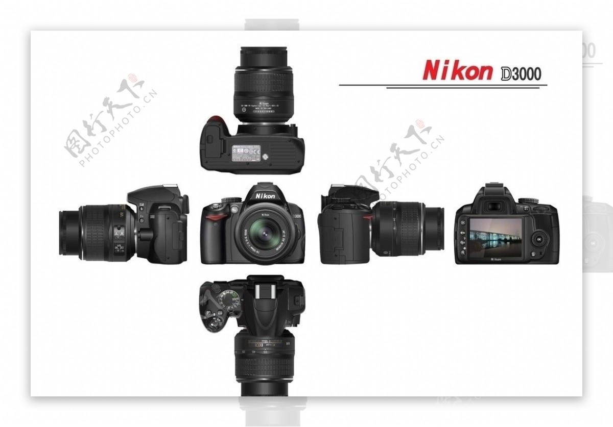 NikonD3000六视图图片
