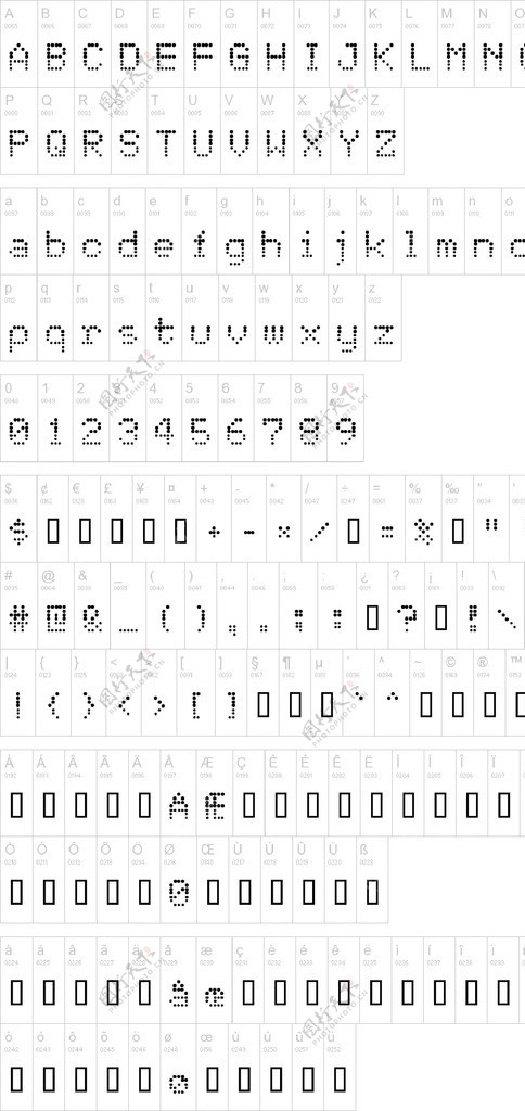 外国字体