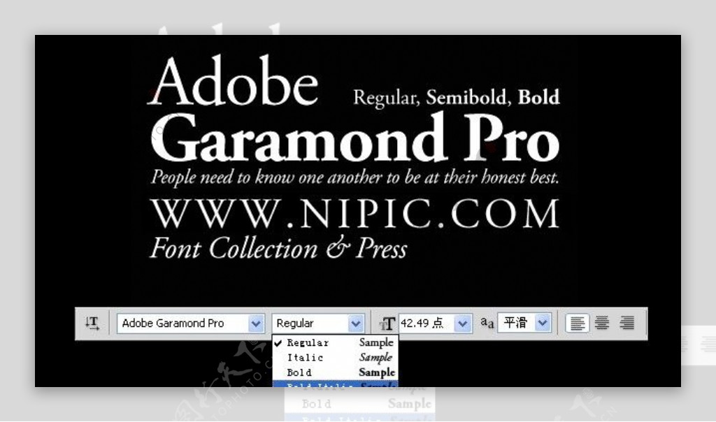AdobeGaramondPro系列字体下载