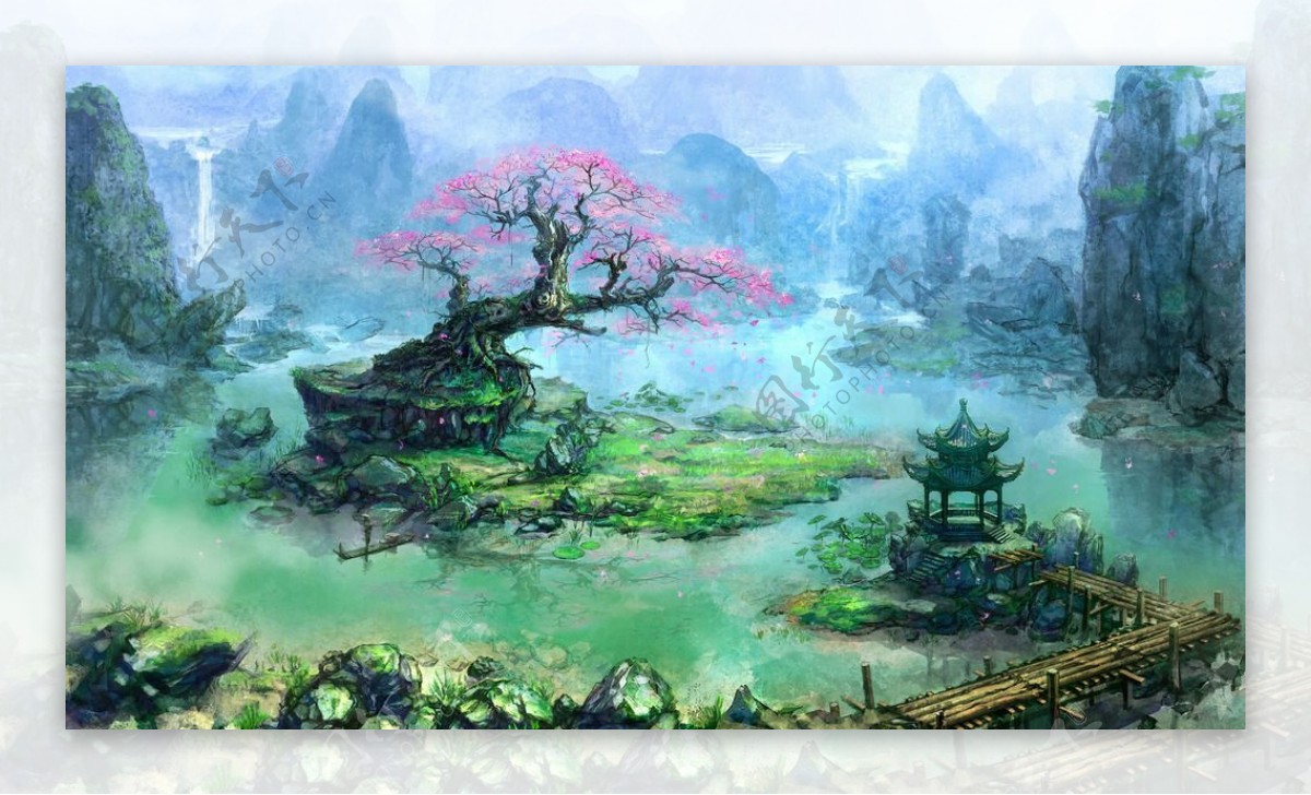 中国古风古典CG场景高清图片