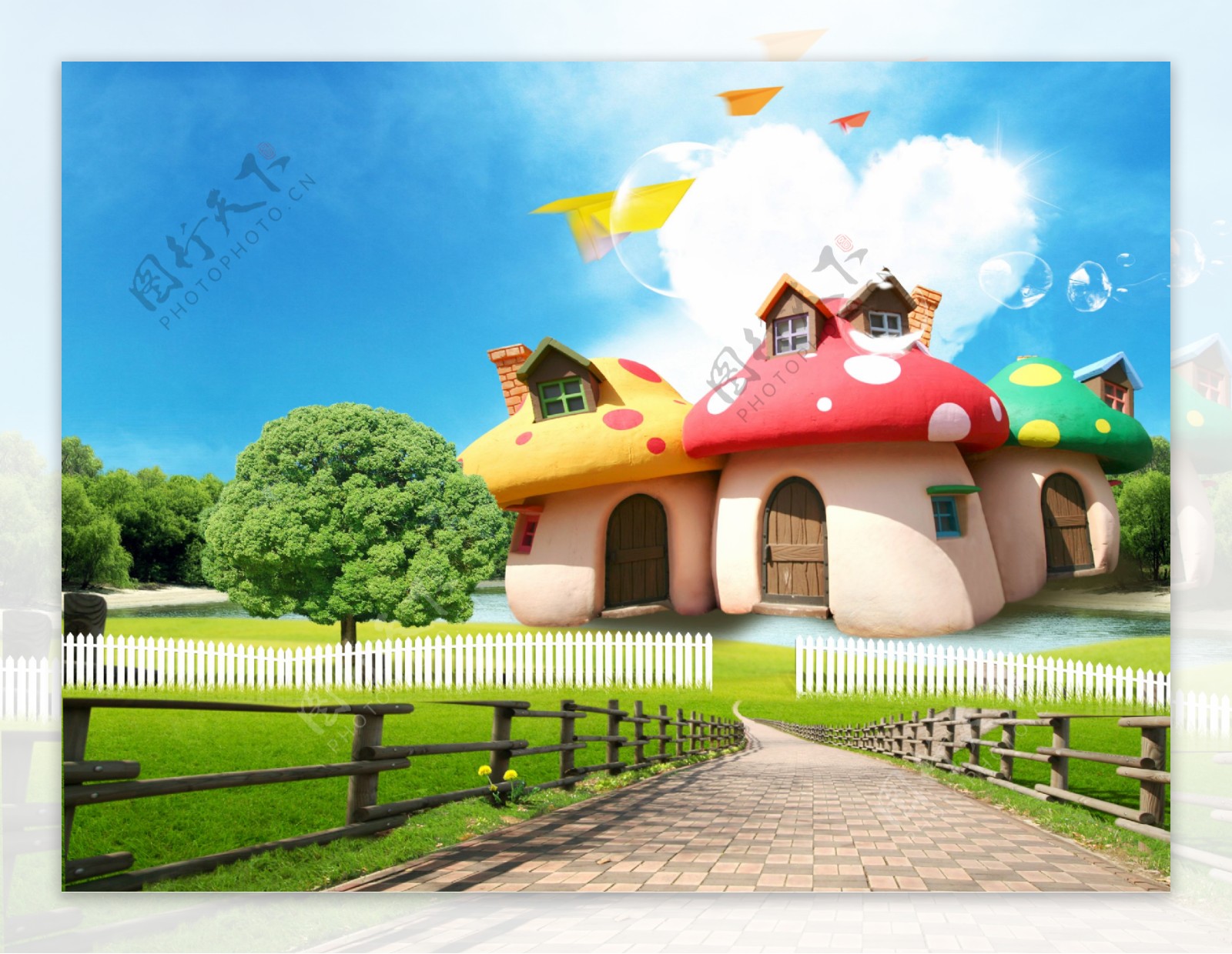 童话里的屋子图片