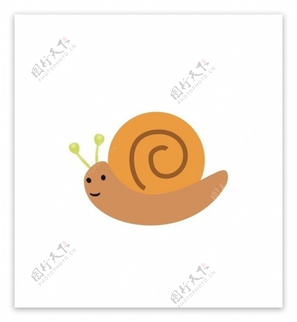 卡通小蜗牛图片