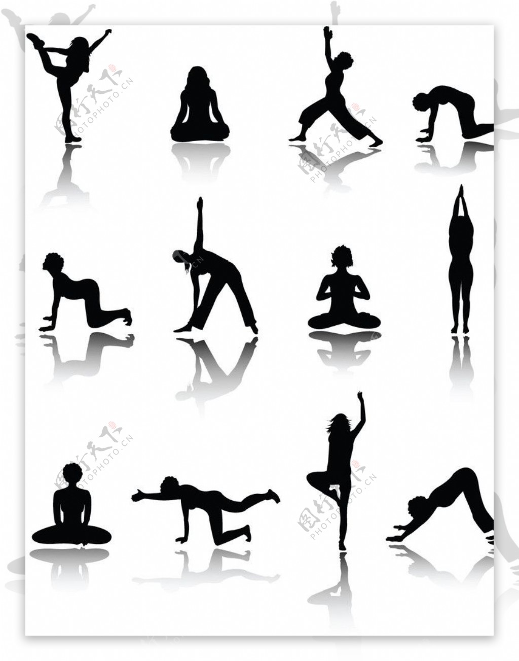 瑜珈美体健图片
