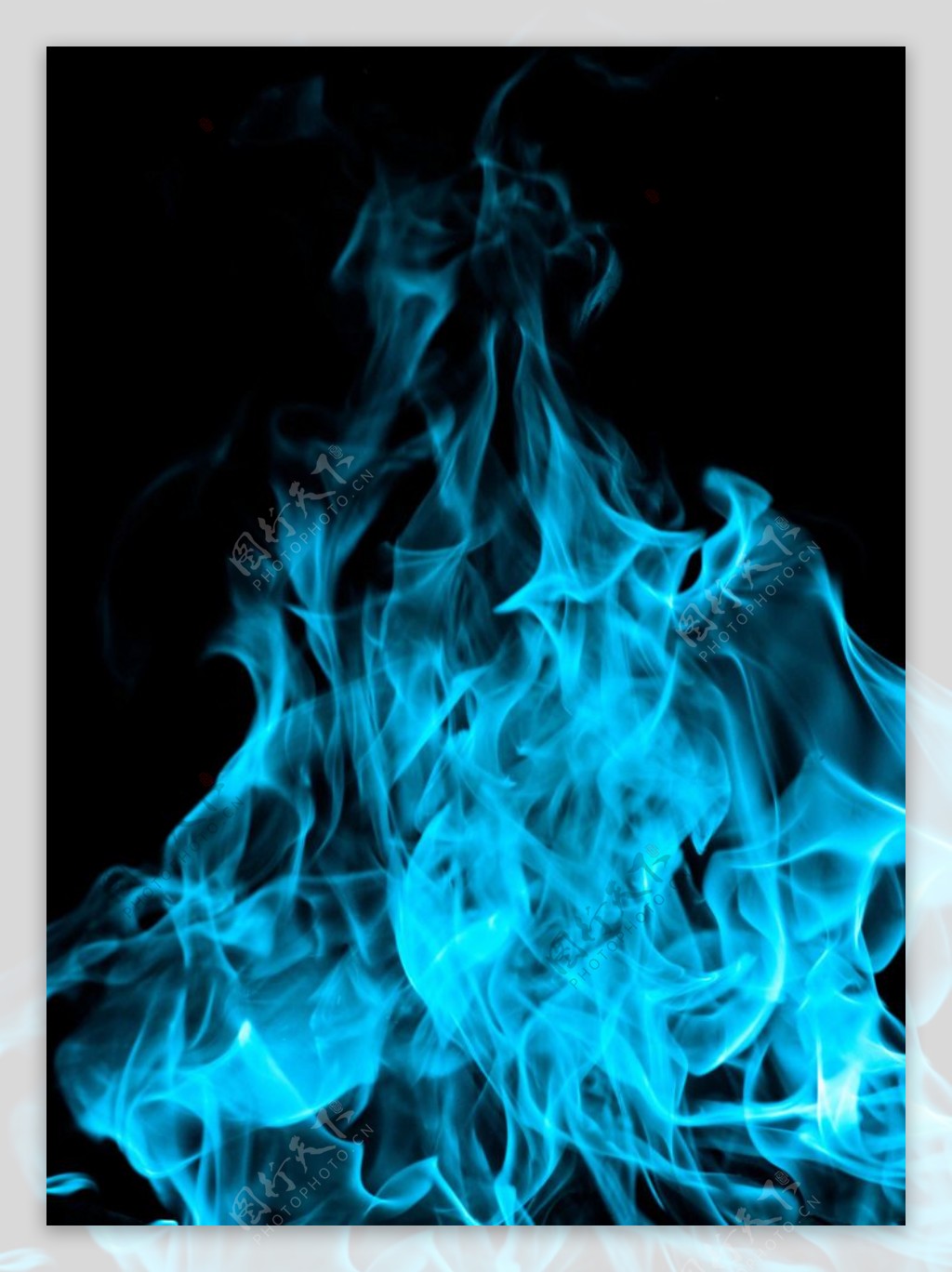 蓝色火焰图片