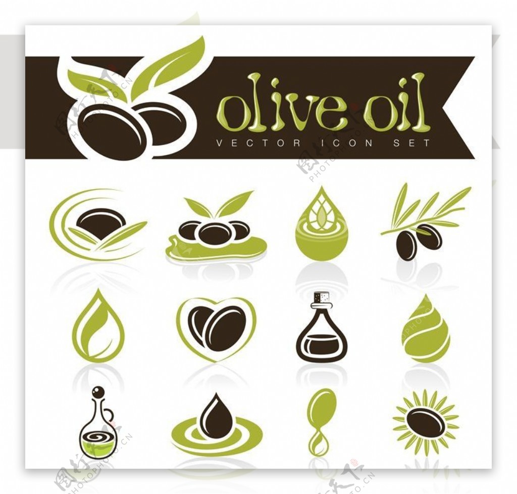 橄榄油图标商标图片