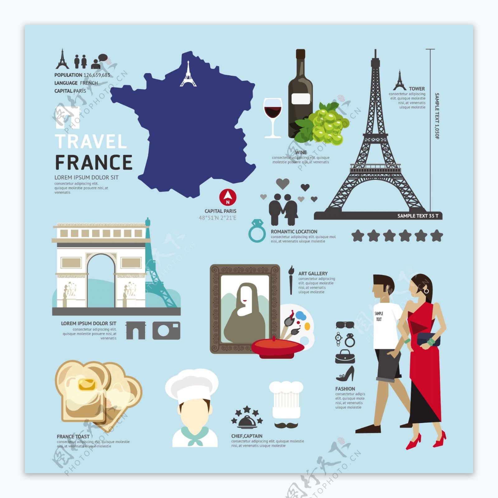 旅游文化之法国文化图片