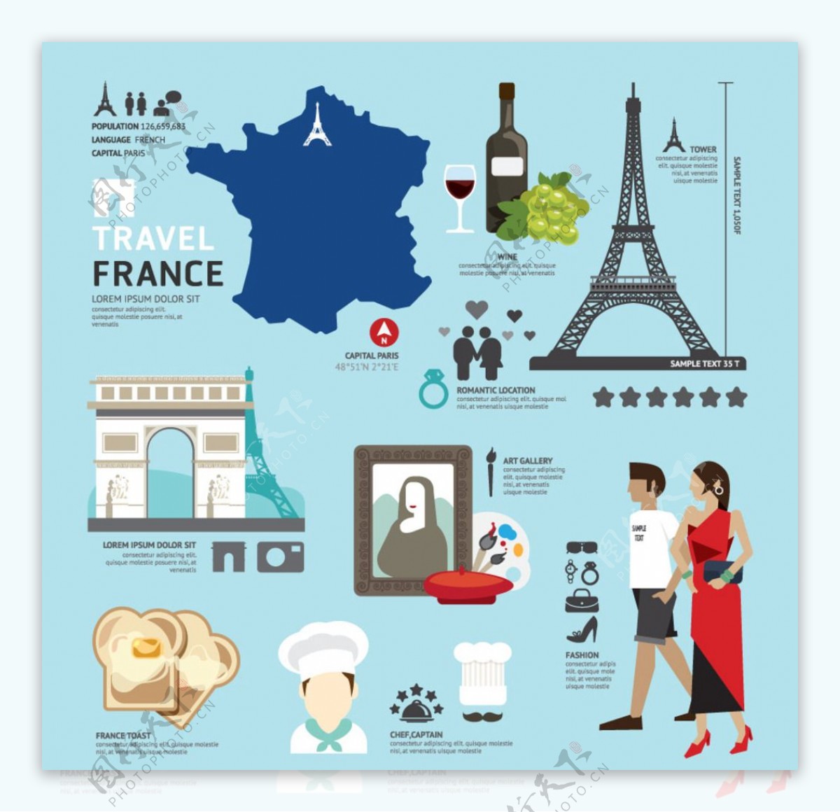 旅游文化之法国文化图片