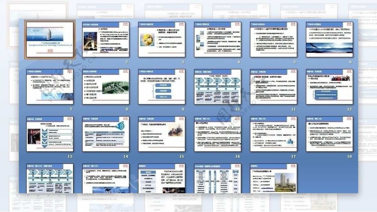 广州科技PPT图册版