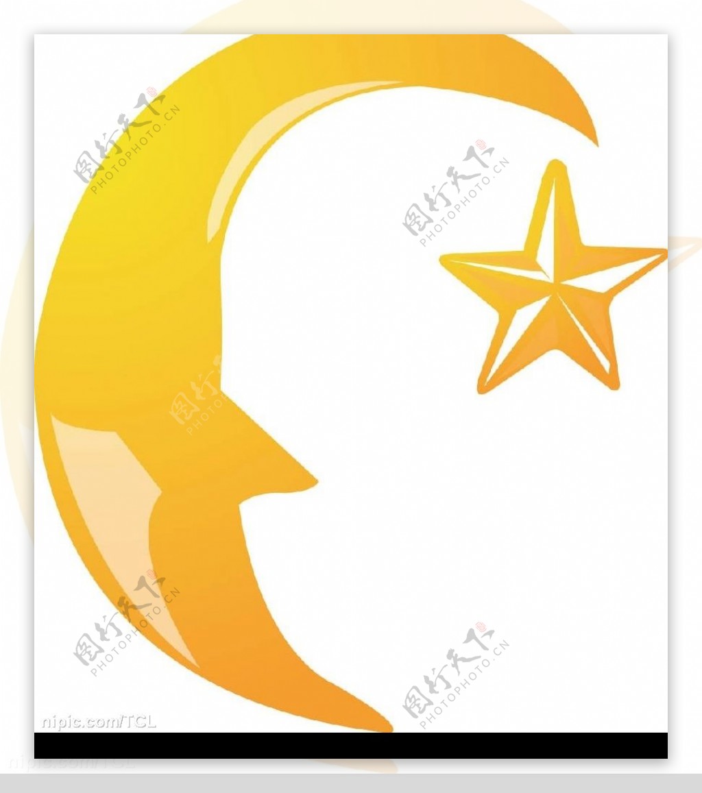 动物月亮星星标志图标矢量logo素材_蛙客网viwik.com