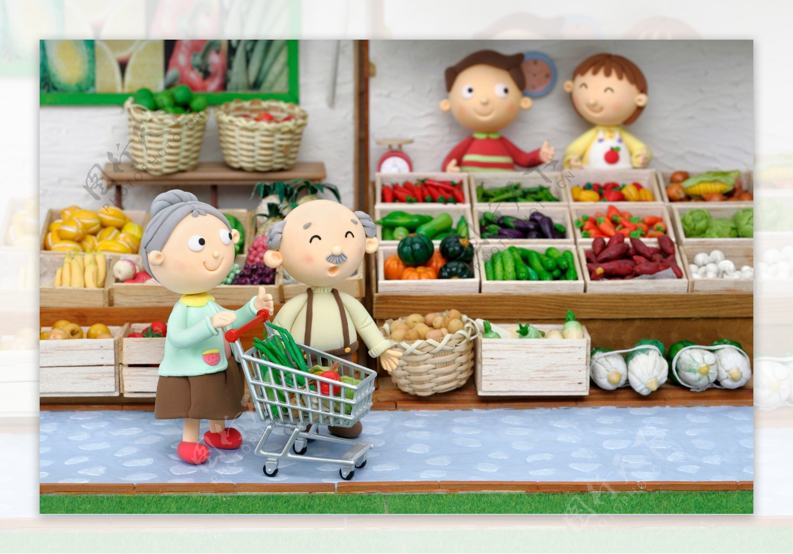 幸福一家蔬果超市图片