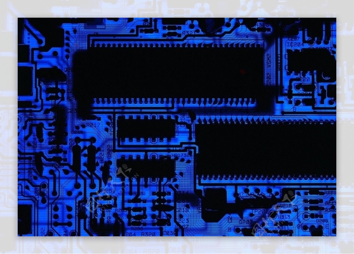 科技电子电路原件生产图片