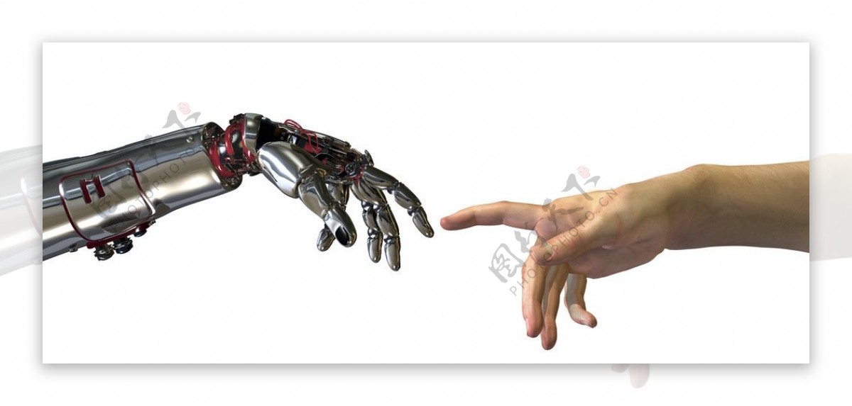 3d机器人手势图片