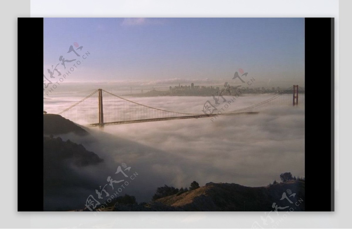 云雾大桥视频素材