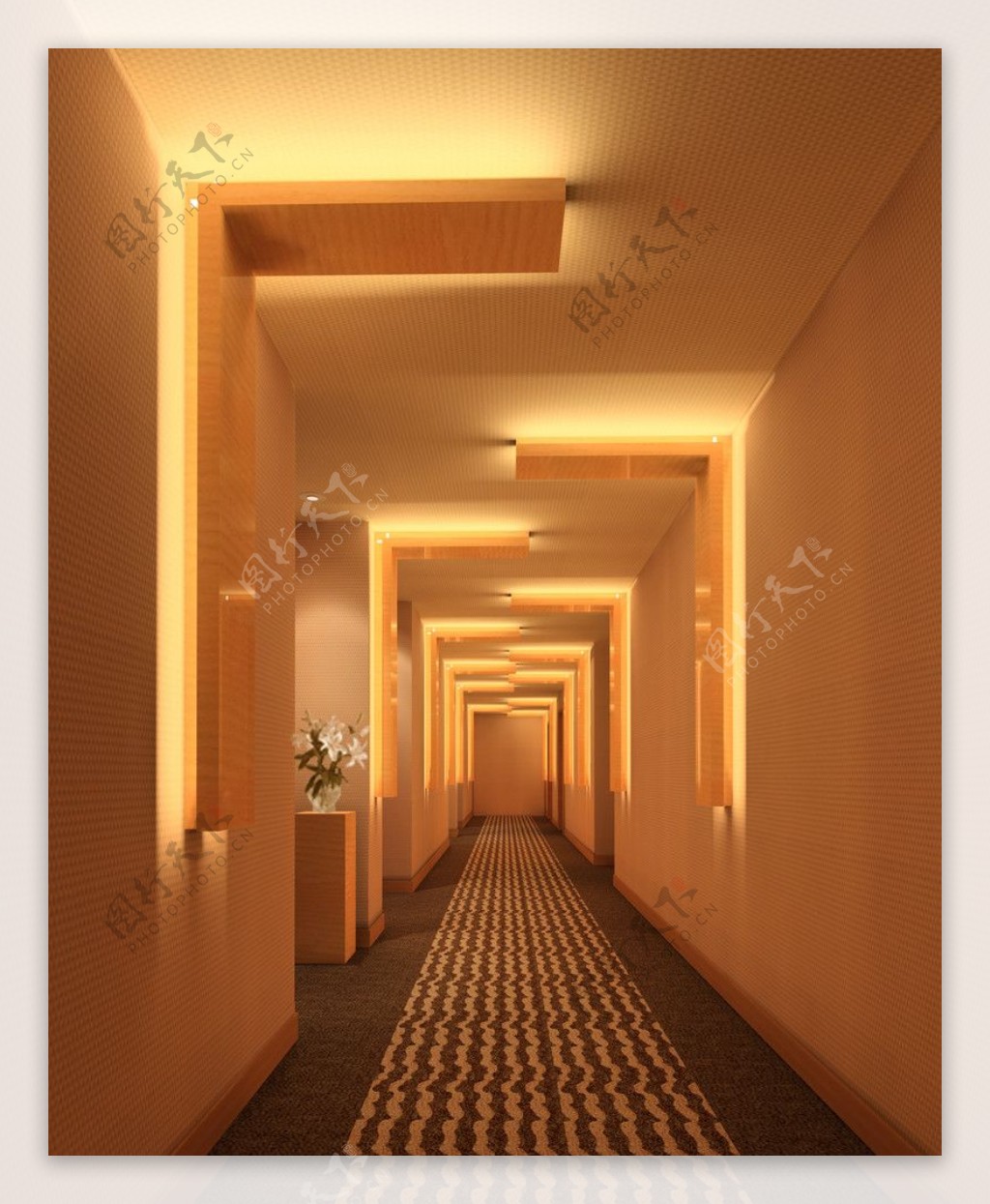 走廊设计图片