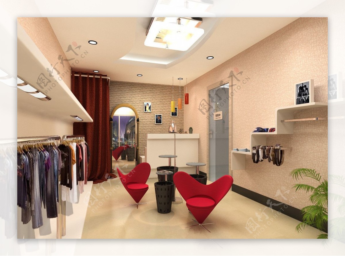 中高端服装店设计|空间|室内设计|冯老师设计 - 原创作品 - 站酷 (ZCOOL)