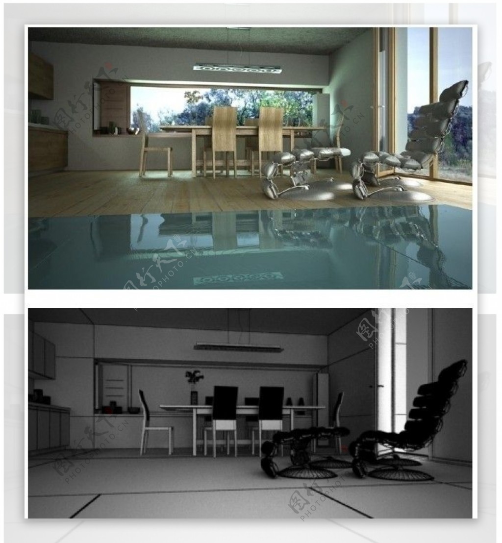 室内效果图MAX模型源文件图片