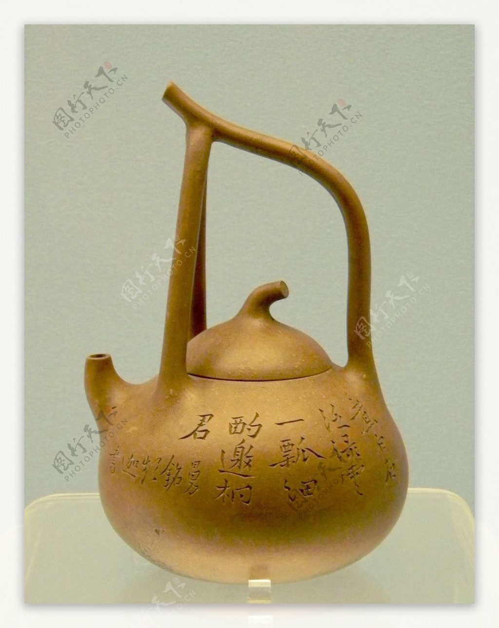上海博物馆茶壶摄影特写图片
