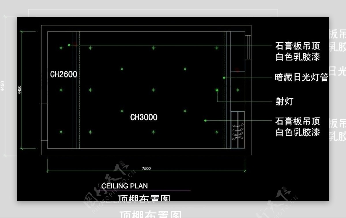 CAD餐厅设计素材图片