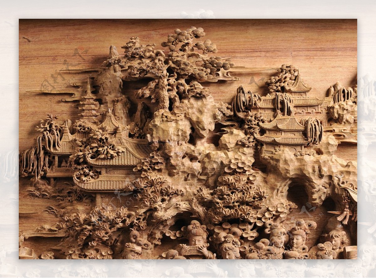 木雕图片